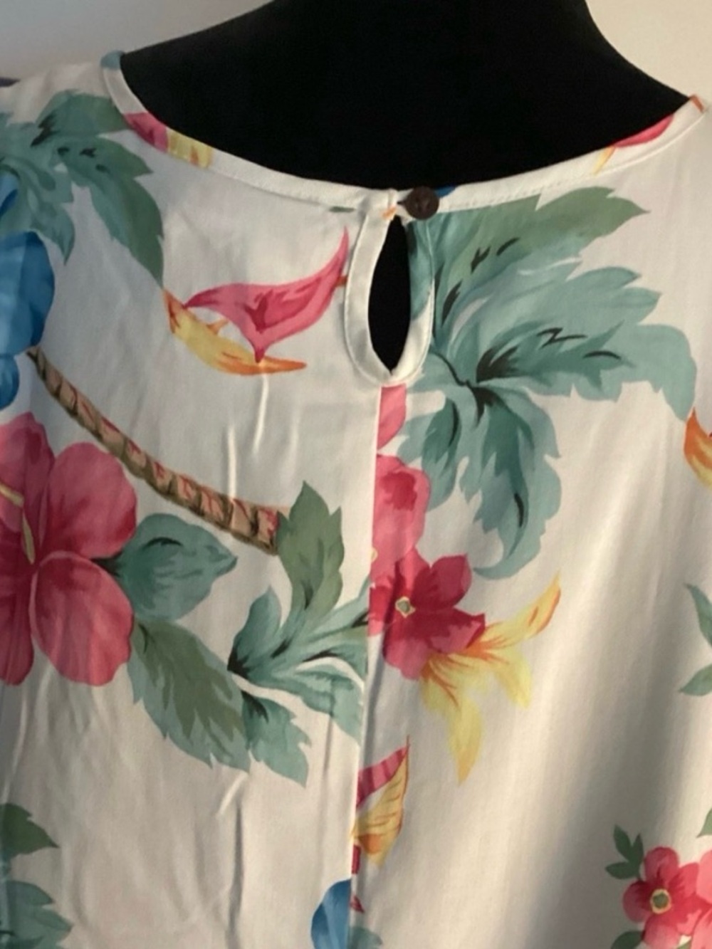 Tropical Classic Caribbean Joe Long Maxi Luau Sun Dress 2X - Picture 5 of 6